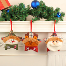 Christmas elements small pendants Christmas tree decorations dolls snowmen Santa Claus elk dolls gifts