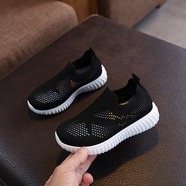 Kindergarten Indoor Shoes for Girls 2025 New Spring and Summer Children's Baby Shoes Mesh Breathable Girls' Canvas Shoes