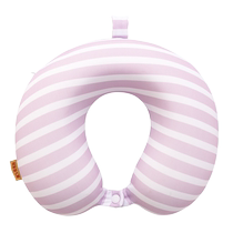 Aircraft Ice Silk U Type Neck Pillow Neck Pillow Support Neck Leaning Pillow Biking Car Travel Sleeping Cervical Spine Special U-Shaped Head Pillow