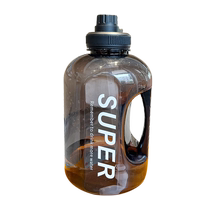 Large-capacity water cup with high temperature resistance 2024 new style boys big belly fitness sports water bottle 2000ml