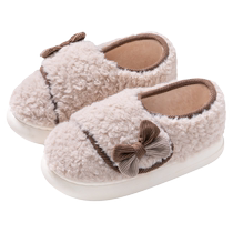 Confinement shoes 8910 months autumn and winter anti-slip breathable bag and indoor home soft-soled one-step maternity cotton slippers