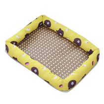 Linen mat den pet ice mat kennel mat dog kennel summer cat cooling rattan mat