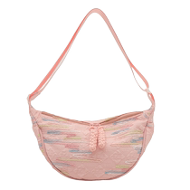 Cute lightweight pleated chest bag Japanese style ins small fresh student versatile waist bag forest style girl niche crossbody bag
