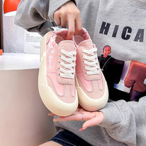 Dexun Shoes Womens 2024 Summer New Ballet Style White Shoes Popular Canvas Shoes Casual Sneakers Breathable Sports Shoes