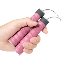 Hand glue steel wire skipping fitness fat burning special competition professional sports adult children student racing sporting goods