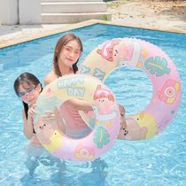 Childrens swimming ring childs thickened cartoon armpit lifebuoy adult baby beginners anti-rollover floating ring swimming ring