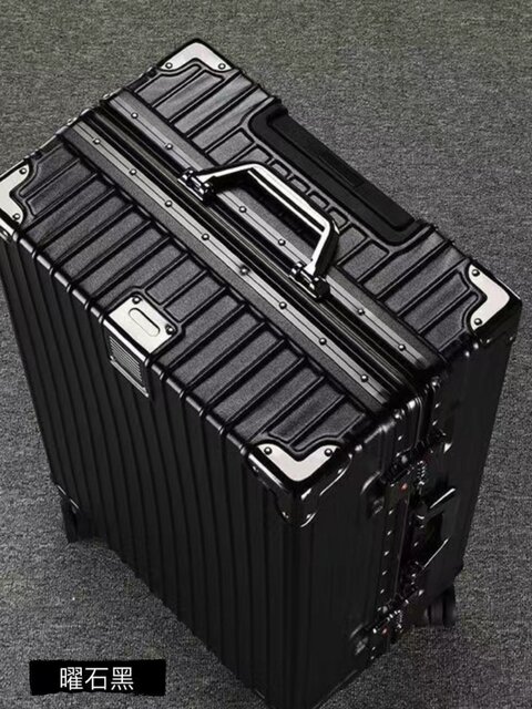 Luggage 2023 new trolley case universal wheel 28-inch aluminum frame male and female student boarding case large capacity suitcase