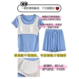 Шелковая пижама, шорты, топ с чашечками, летний комплект, короткий рукав, изысканный стиль