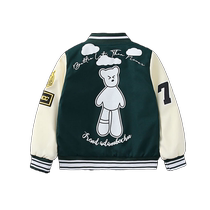 Boys Baseball Uniform Jacket 2024 Autumn New Style Boys Jacket Tops Cool and Handsome Clothes for Big Boys Childrens Clothes