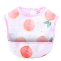 Childrens smock summer eating waterproof anti-dirty sleeveless rice pocket baby summer thin child bib baby men and women