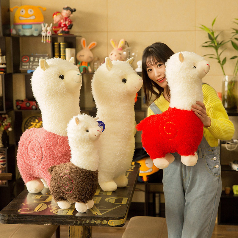 Cute Little Sheep Sleeping Cloth Dolls Living Room Doll Girl Children's Birthday Gift Nets Red Alpaca Paparazzi Plush Toys-Taobao
