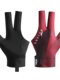 Billiards Gloves for Men, Three-Finger Thin Breathable Professional High-End Non-Slip Snooker Billiards Fingerless Table Tennis Gloves for Women
