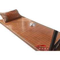 Bamboo mat cool mat washable folding mat summer 09 dormitory single double-sided high-end ice silk mat 2024 new style