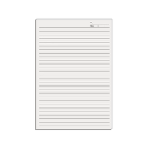 Double-sided horizontal line draft paper wholesale cheap thickening calculation paper for high school students and college students beige eye protection calculation paper