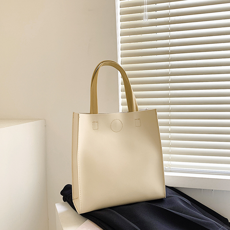 New Trendy Bags, Lunch Box Bags, Commuting Bags, Large-Capacity Tote Bags, Korean-Style Fresh and Simple Women's Handbags