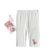 Girls pants summer wear 2024 new style baby casual trousers childrens leggings thin section trousers summer