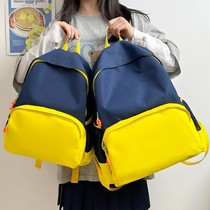 Kindergarten school bag for boys and girls primary school students first second and third grade baby childrens backpack light and simple backpack