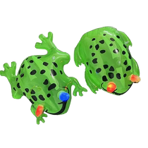 Internet celebrity frog balloon bouncing inflatable childrens toys wholesale night market stalls blowing and glowing frogs selling cubs
