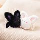 Creative Halloween Bat Round Bat Rabbit Plush Cute Sweet Pillow Plush Toy Decoration