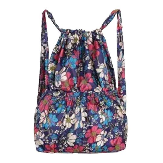 双肩包百搭尼龙束口袋女户外运动包2025大容量妈咪包背包轻便旅行