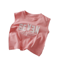 Childrens vest boys sleeveless t-shirt girls suspenders summer baby hurdle sleeveless top childrens underwear summer wear