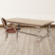 Oak desk new Chinese style simple reading table library classical modern Chinese style conference table factory direct sale