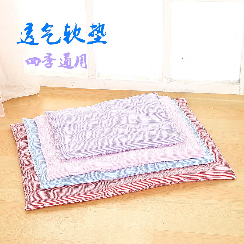 Pet Pooch Mat Sleeping Cushion Bunk Bed Cat Mat Cage Mat Resistant Bite All Season Universal Non Stick Hair Breathable Pink Blue