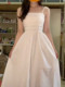White suspender dress for women summer 2025 new style gentle French style high-end tube top dress