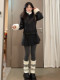 Chanel-Style Wool Coat with Fur Collar for Women, Spring 2026 New Vintage Style, Petite Thickened Waist-Cinching Woolen Coat