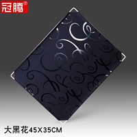 45*35 Большой цветок давления в черном 1 таблетке