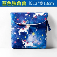 Оранжевый красный единорог 1