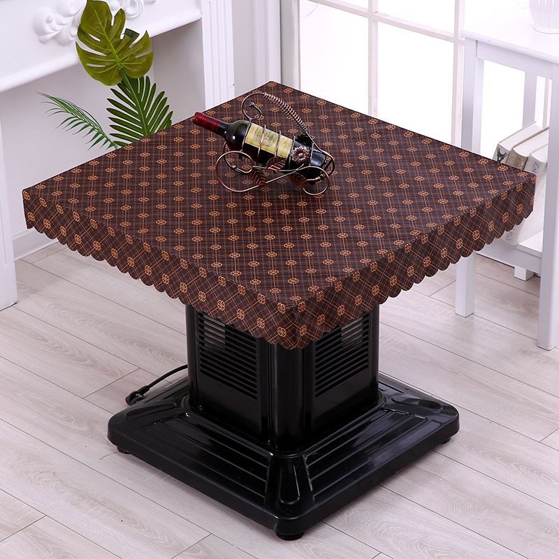 PU leather table cover Waterproof cover baking stove leather cover baking oven Leather cover Leather desktop automatic Mahjong table leather cover