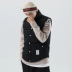 Dill mùa đông đường phố hip hop lỏng cotton vest nam và nữ với cùng một đoạn trung tính vest xu hướng retro mẫu đôi