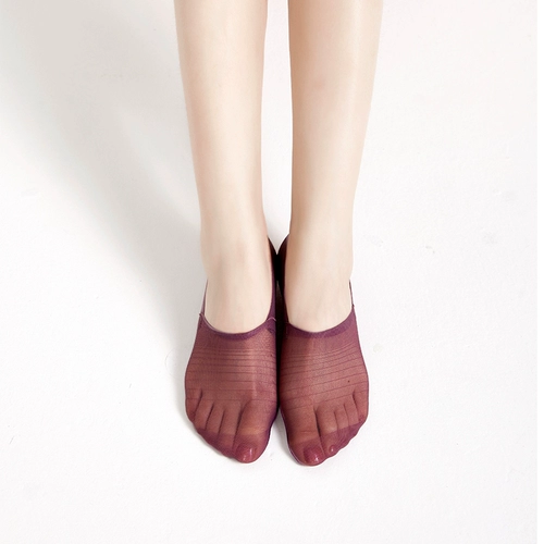 Кружевные колготки, невидимые тонкие летние дышащие нескользящие носки