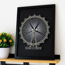 Tower Ferris wheel nail winding painting diy material wrapped wool winding painting hand decorative painting gift string wire