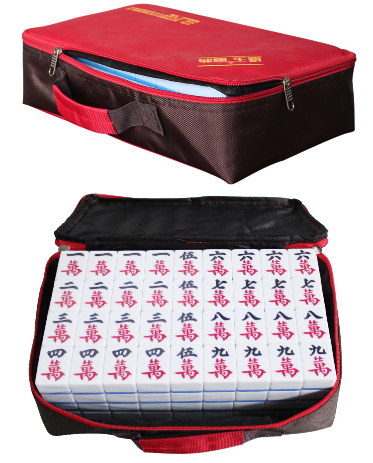 Bìa cứng Mahjong Hộp lưu trữ Túi Mahjong - Các lớp học Mạt chược / Cờ vua / giáo dục giá bộ bài mạt chược