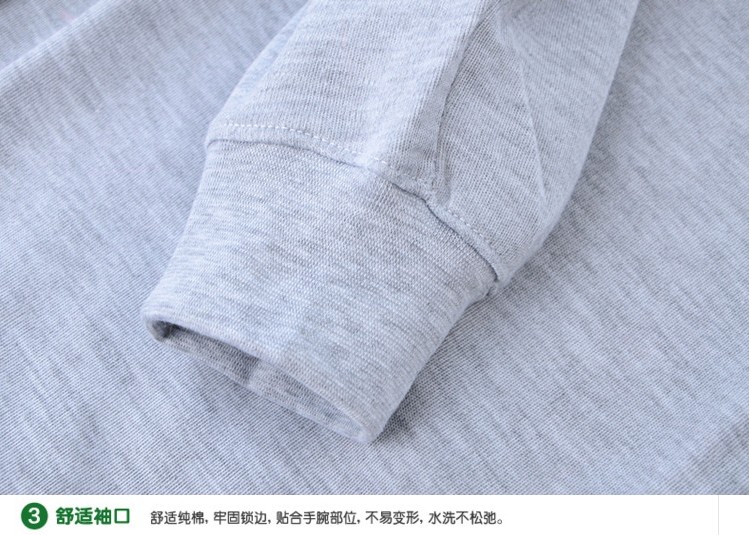 Quần áo nam trung niên Qiuyi Qiuku phù hợp với cotton cao cổ rắn màu đồ lót nhiệt cotton nửa cổ áo len cotton quần áo ngủ nữ