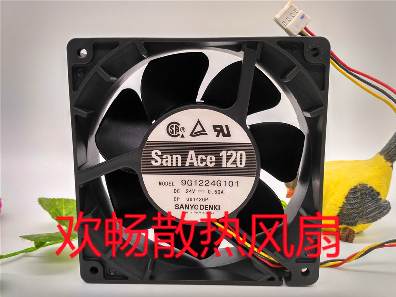 San Face 120 24V 9G1224G101 24V 50A 0 12038 12038 3 Line frequency inverter fan