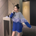 sợi Net lỏng áo len ngắn đầu cô gái dày bên ngoài mặc gió lười biếng knitsweater áo khoác mùa thu 2019 / mùa đông mới 