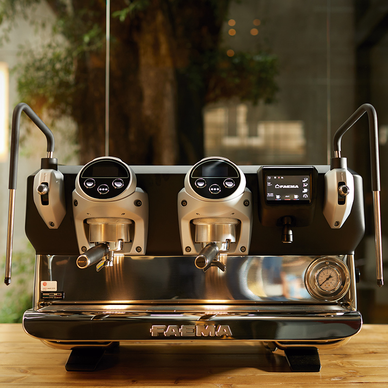 Faema Pegasus Italian Semi-Automatic Coffee Machine Commercial Dual-Head Electric Control E71E Imported from Italy