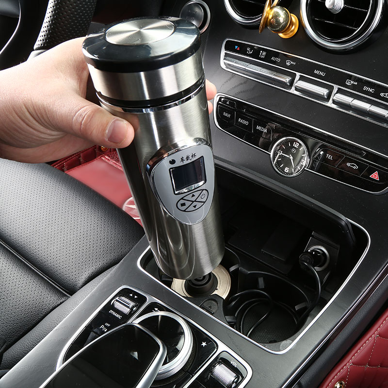 Car water cup Heating cup Electric cup 12V car 24V truck water heater Thermos cup Kettle boiling cup