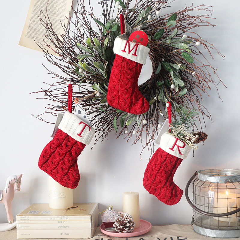 Butterfly Christmas Home Children's elderly gift bags arranged shopping mall shop windows Christmas Eve Mini Christmas Sox decorations