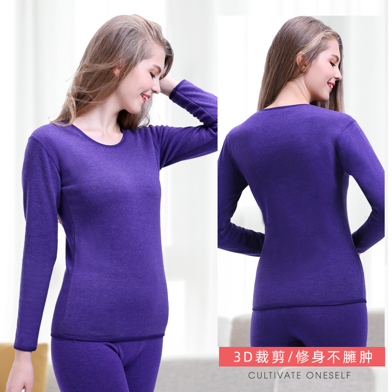 nhung Arctic womens phụ nữ đồ lót ấm thêm nhung bông áo len mùa thu trẻ mùa đông quần quần áo mùa thu mùa thu lạnh bằng chứng phù hợp với dày