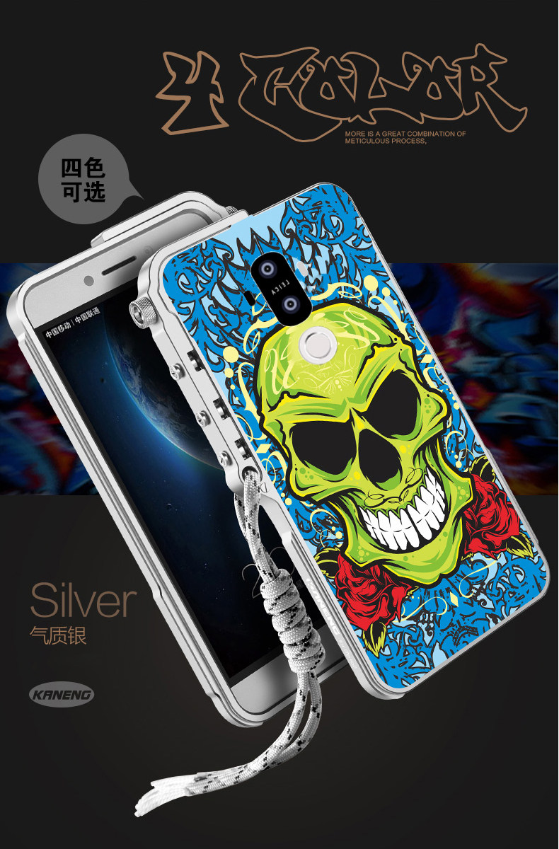 KANENG Mechanical Arm Trigger Aluminum Bumper Metal Frame Case Cover for Huawei Mate 9