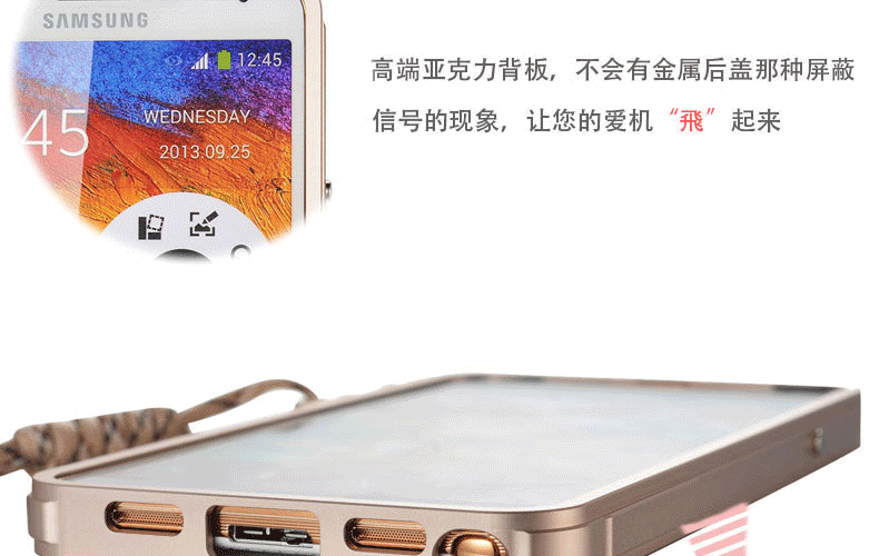 KANENG Mechanical Arm Trigger Aluminum Bumper Metal Frame Case Cover for Samsung Galaxy Note 4 N9100