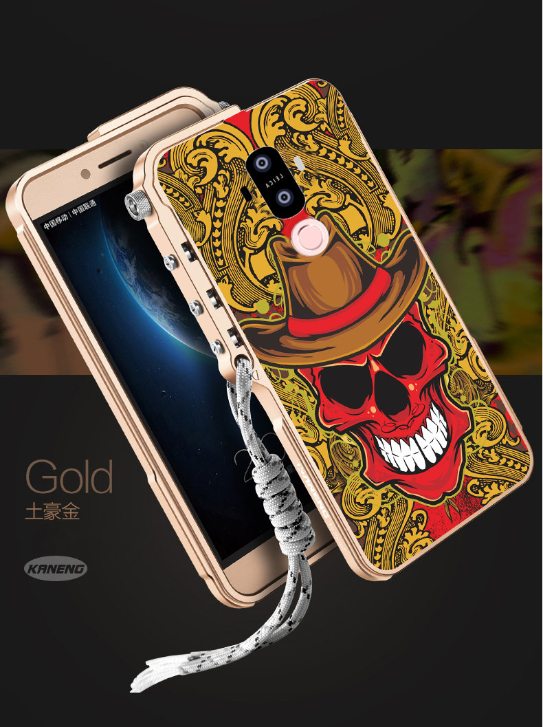 KANENG Mechanical Arm Trigger Aluminum Bumper Metal Frame Case Cover for Huawei Mate 9