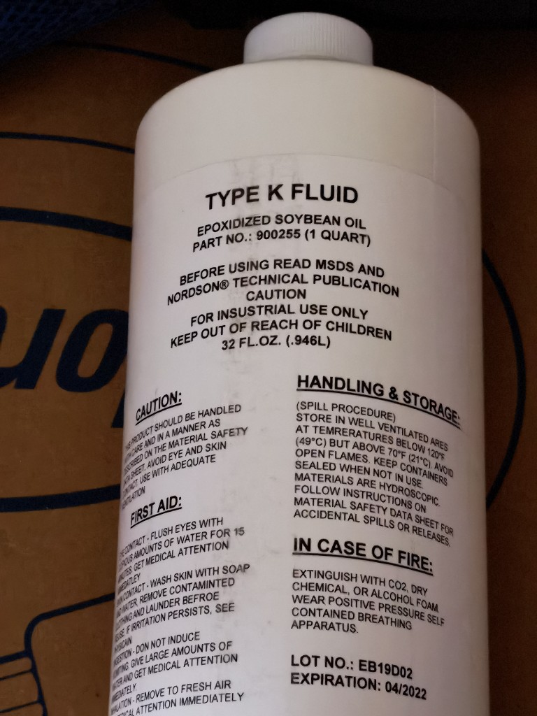 NORDSON Noshin Lube K Solvent 900255