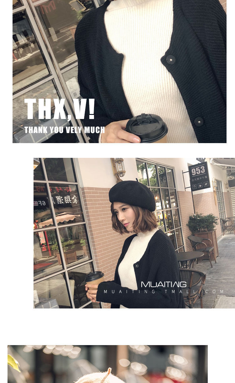 Chapeau pour femme en Melange de laine - Ref 3234234 Image 18