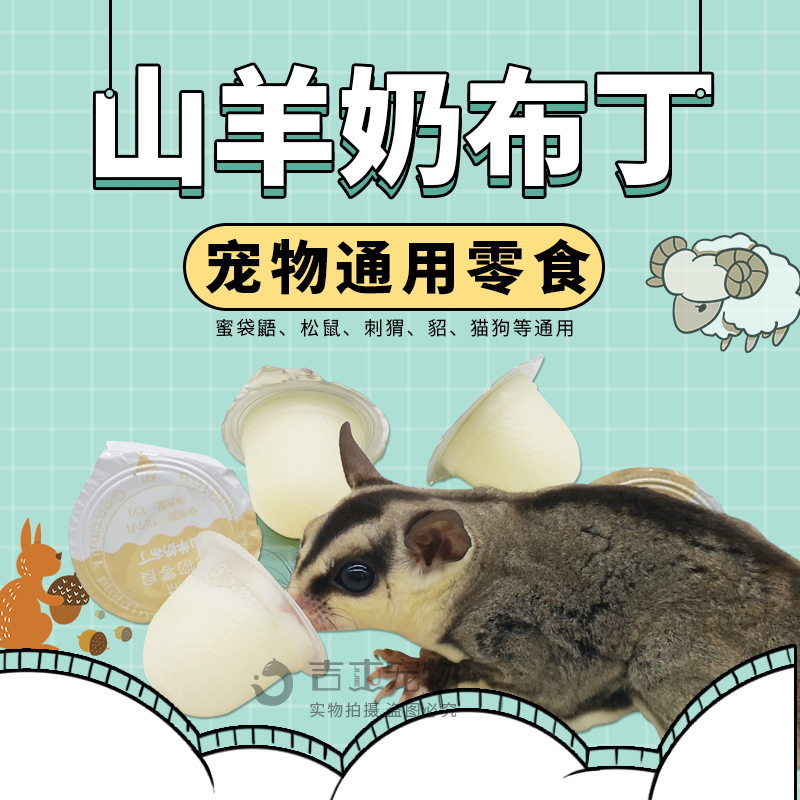 BOOH goat milk pudding honey bag glider snacks hamster squirrel food hedgehog flying squirrel jelly pudding puppy snacks