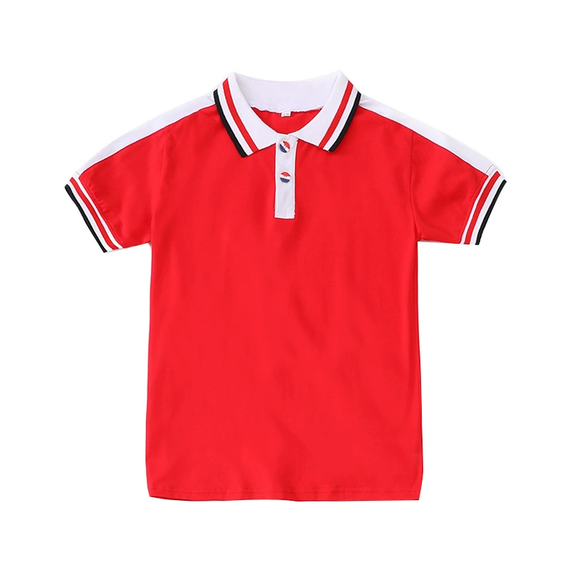Trò chơi thiếu nhi đặt đồng phục học sinh tiểu học mùa xuân và mùa hè cotton ngắn T bảy quần hai bộ quần áo mẫu giáo - Đồng phục trường học / tùy chỉnh thực hiện đồng phục trẻ em mầm non